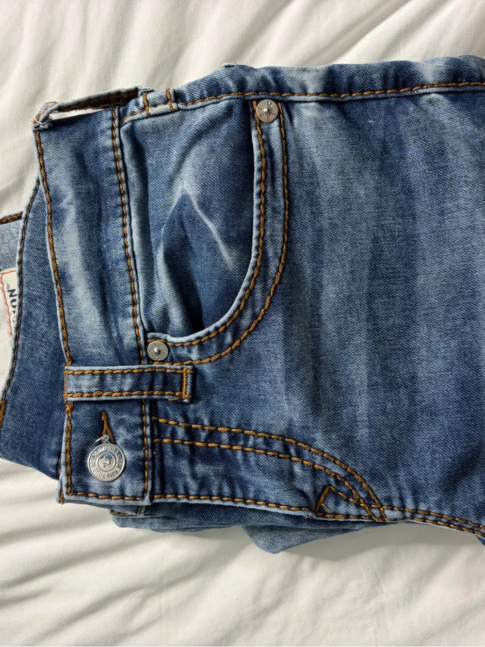 True Religion light wash